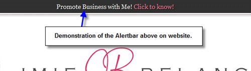 Add alert bar at top of Blog in Thesis Theme Add alert bar at top of Blog in Thesis Theme