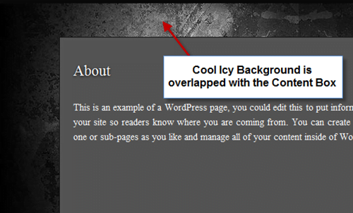 Create transparent background post box