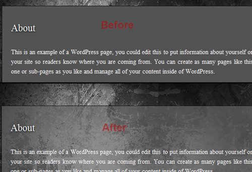 Step3 Create transparent background post box