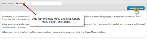 step1-Multiple Navigation menus using WordPress
