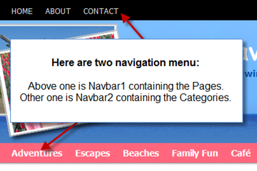 step3-Multiple Navigation menus using WordPress