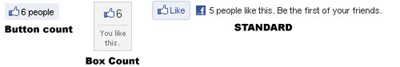 Facebook button layout to Increase traffic on blog