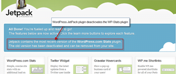 WordPress jectpack plugin installation