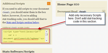 add script using thesis options add script using thesis options