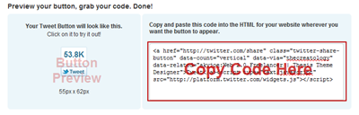get official twitter button code get official twitter button code