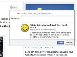 Facebook Send button on Thesis Facebook Send button on Thesis