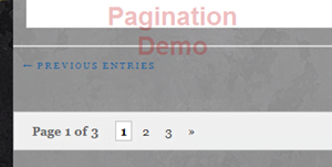 pagination demo screenshot