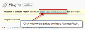 step1-configure akismet plugin on wordpress step1-configure akismet plugin on wordpress