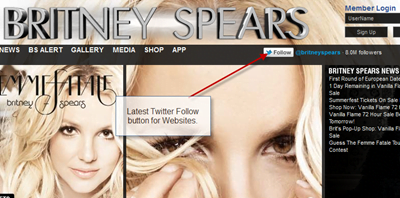 britney-spears-website-using-follow-button britney-spears-website-using-follow-button