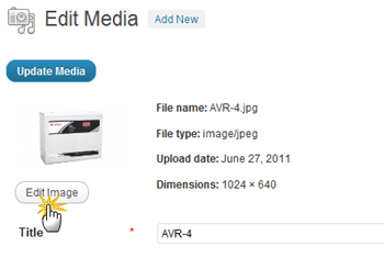 Select Edit image button Select Edit image button
