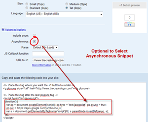 configuration tool google plus one button configuration tool google plus one button