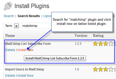 MailChimp-Install-Plugin MailChimp-Install-Plugin