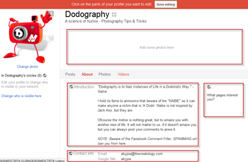 google fan page description google fan page description