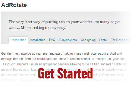 Get Started - Add Ad Slot Using Adrotate