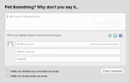 JetPack Comment Form on Twenty Eleven Theme