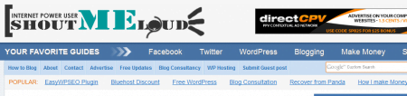 Cool Website Header ShoutMeLoud
