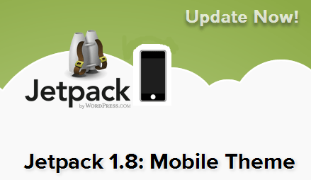 Jetpack PLugin Mobile Theme Update Now