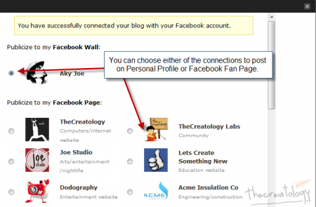 Publicize on Facebook using Jetpack 2