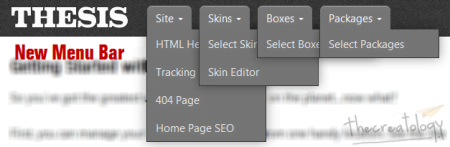 New Thesis 2 Menu Bar