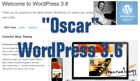 Oscar WordPress 3.6 Version