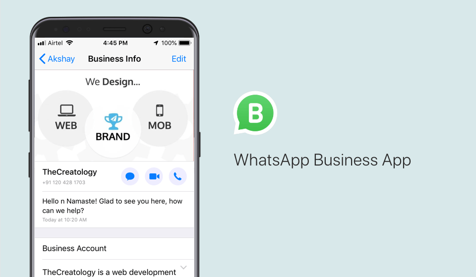 Create WhatsApp Business Account Profile for Work