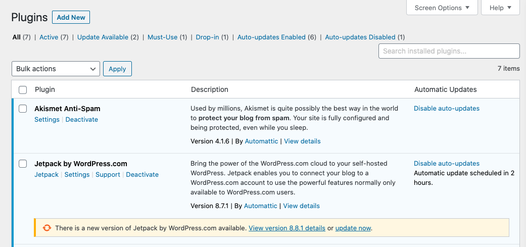 WordPress 5.5 Update | Auto Update Plugins